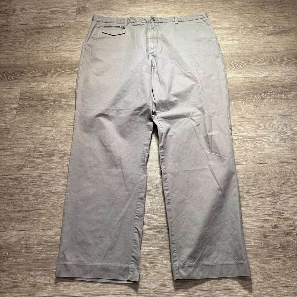 Calvin Klein Pants Mens 40 Gray Chino Casual Straight Leg 40x30 Preppy Vintage